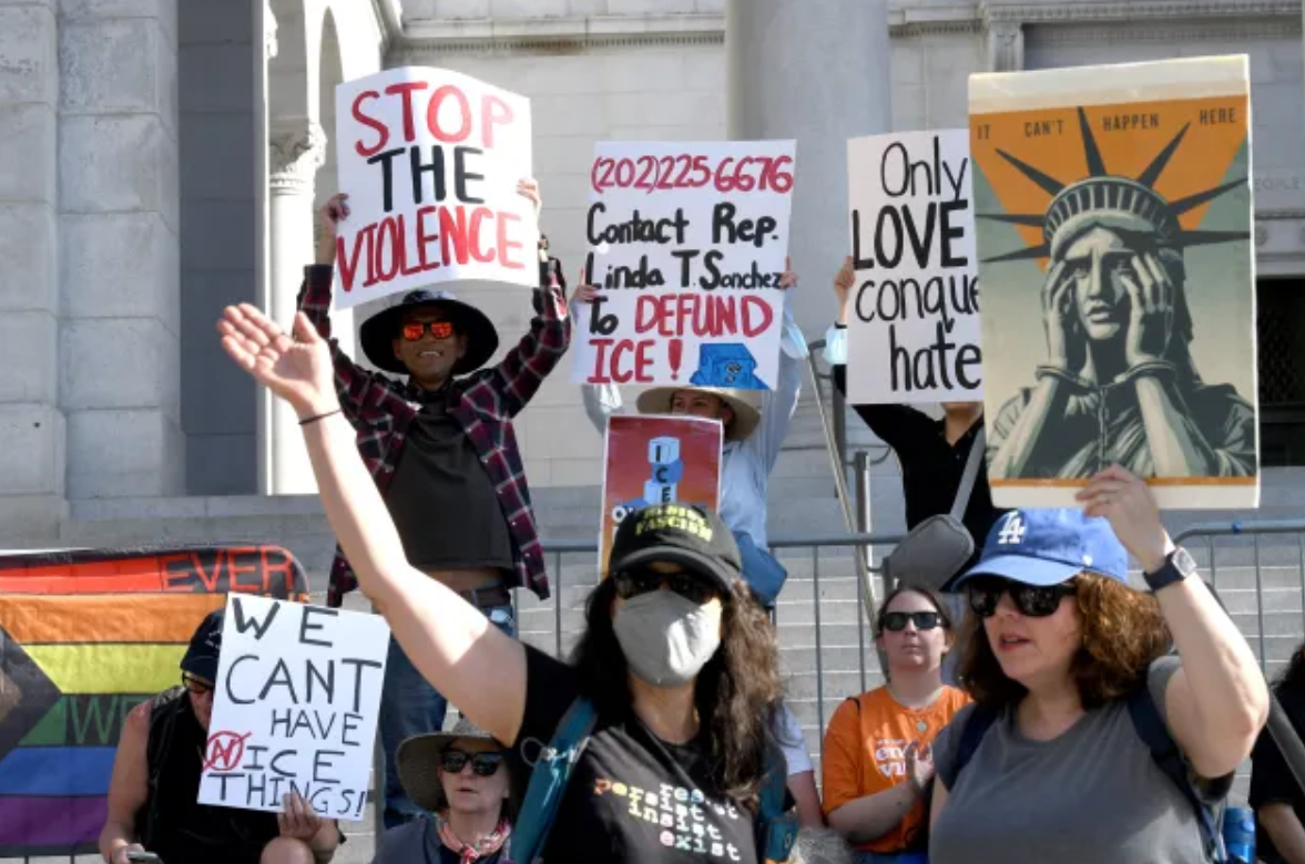 How is ICE going against human rights?