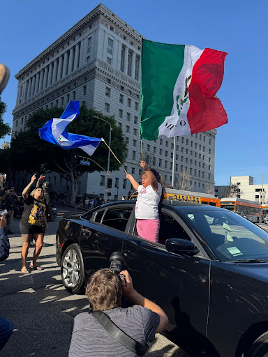 Anti-ICE Walkout in Van Nuys